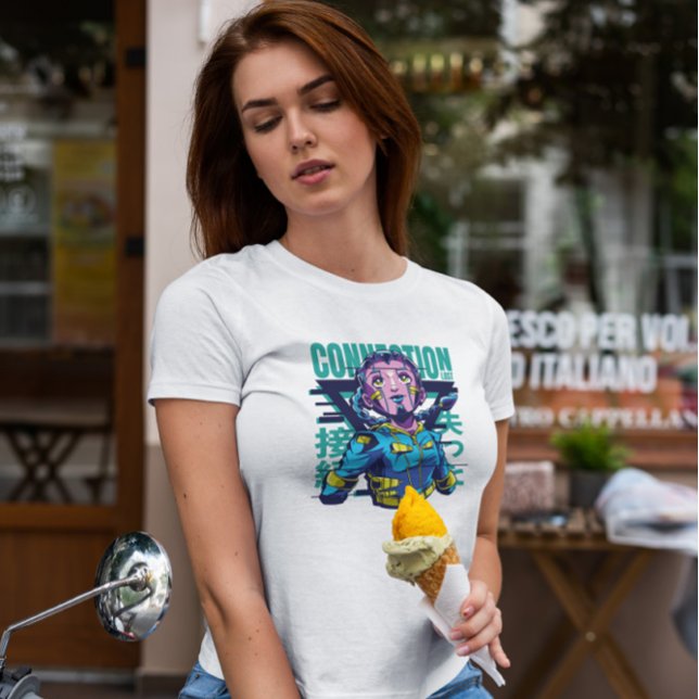 Cyberpunk Girl T Shirt (Skapare uppladdad)