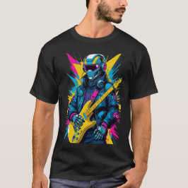 cyberpunk gitarrist t shirt