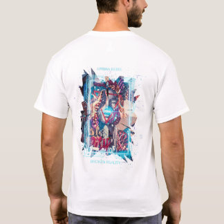 Cyberpunk Glitch Art & Broken Reality Graphic T-Sh T Shirt