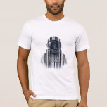 Cyberpunk Glitch Astronaut Systemfel Estetik T Shirt<br><div class="desc">En futuristisk digital konst som visar en ruttet rymddräktshjälm med texten "Systemfel". Perfekt för fans av vaporwave,  synthwave och cyberpunk-teknikestetik.</div>