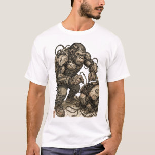Cyberpunk Gorilla Mecha T Shirt