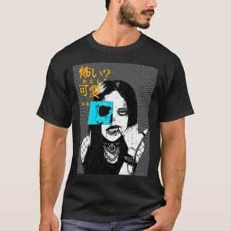 Cyberpunk Goth Stil Tjej rolig T Shirt