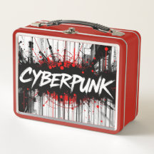 Cyberpunk Graffiti Metall Lunchbox- Streetcode