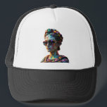 Cyberpunk Grekiska statue Hat-Vaporwave Aesthetic  Keps<br><div class="desc">Överst i stil med en djärv blandning av klassisk konst och digitalt uppror. Denna cyberpunk-inspirerade hatt har en levande grekisk staty i ångvågstoner. Perfekt för gatukonstnärer älskare,  digitala konstnärer och fläkt i det unika mode.</div>