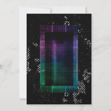 Cyberpunk Grunge-inbjudan