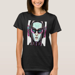 Cyberpunk Hacker Computer Geek design Premium_6 T Shirt