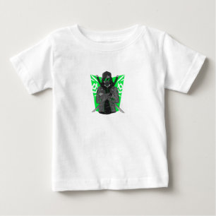 cyberpunk hoodie anime spelare neon grön gatu stil t shirt