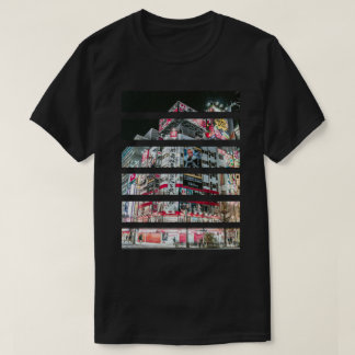 Cyberpunk Japan Stadsscen T Shirt