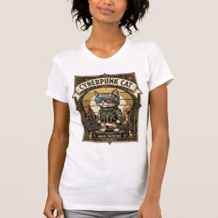 Cyberpunk Katt Katt Cyberpunk Vintage T Shirt