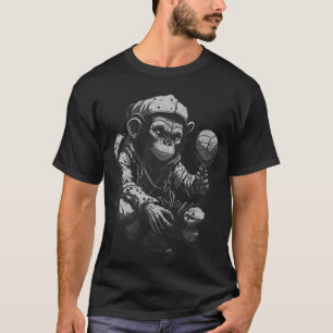 Cyberpunk Kendama Monkey Kendama Fläkt T Shirt