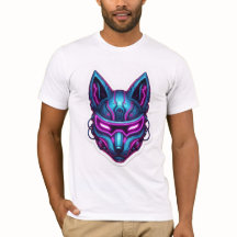 Cyberpunk Kitsune-mask