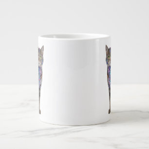 Cyberpunk-kretskatt – Neon-Tech-Best Jumbo Mugg
