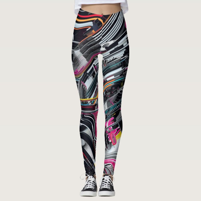 Cyberpunk Leggings (Framsida)
