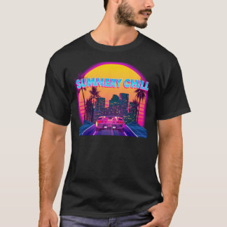 Cyberpunk med Summery Chill vibes! Classic T-Shir T Shirt