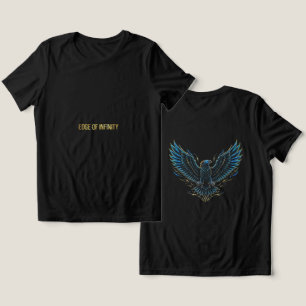Cyberpunk Neon Örn Glitch T-Shirt
