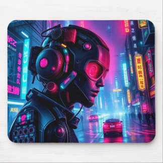 Cyberpunk Night City Pilot XL Gaming Desk Mat Musmatta