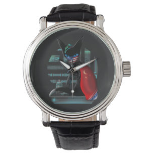 Cyberpunk Ninja Black Cat Armbandsur
