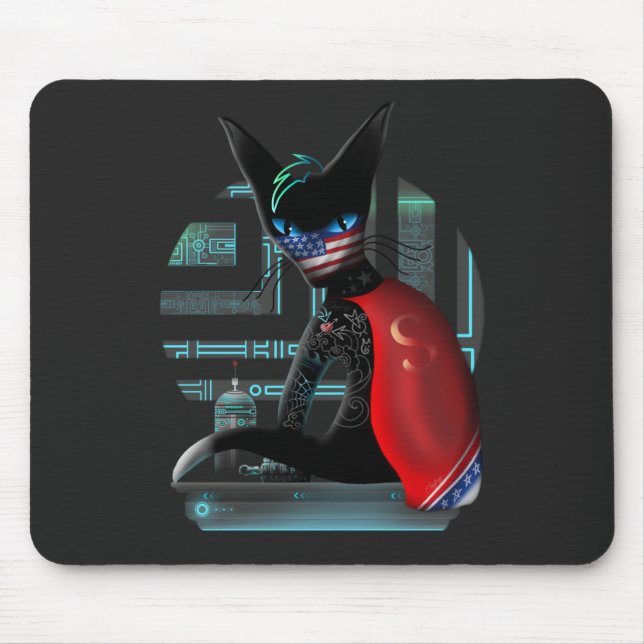 Cyberpunk Ninja Black Cat Musmatta (Framsidan)