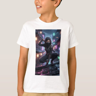 Cyberpunk Ninja Krigare T-Shirt
