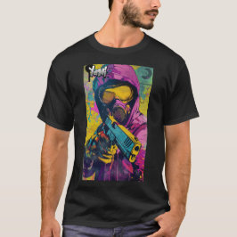 Cyberpunk Noko Tee - Vibrant Pop Art Stil