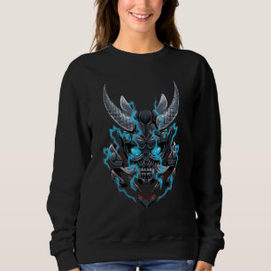 Cyberpunk Oni Demon Japansk Djävulen 2 T Shirt