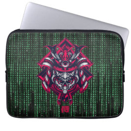 Cyberpunk Oni Matrix Bärfodral för bärbar dator Laptop Fodral