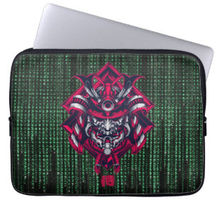 Cyberpunk Oni Matrix Bärfodral för bärbar dator Laptop Fodral