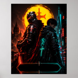 Cyberpunk Pappa Legacy Affisch