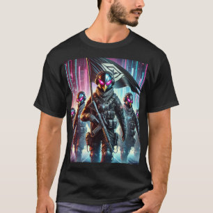 Cyberpunk Penguin Force Tactical 🚀 🐧 🔥 T Shirt