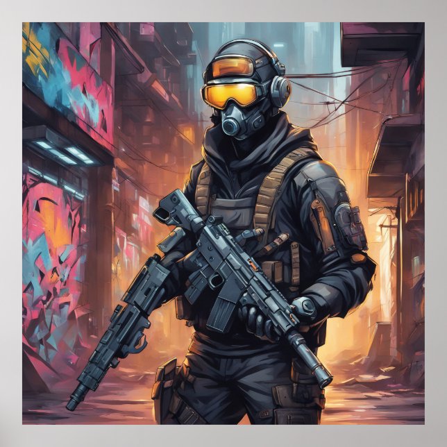 Cyberpunk Poster (Framsidan)