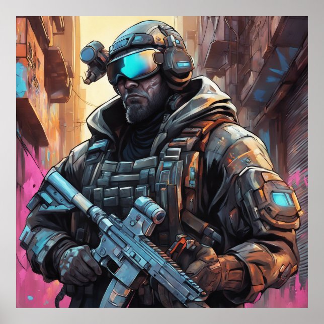 Cyberpunk Poster (Framsidan)