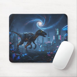 Cyberpunk Raptor Galaxy Gaming Mouse Pad Musmatta