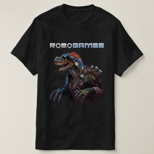 CyberPunk Raptor T Shirt (Design framsida)