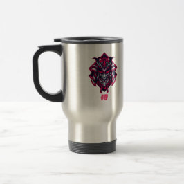 Cyberpunk Red Oni Samurai Travel Mug Resemugg