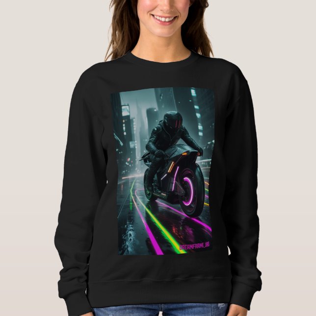 Cyberpunk / Retro Estetisk Design T Shirt (Framsida)