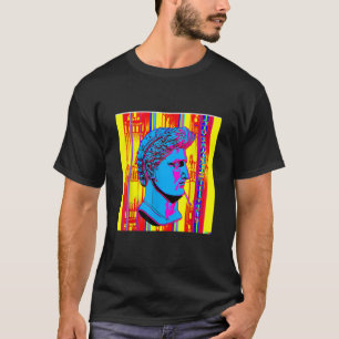 Cyberpunk Roman Roligt Pop Image Coola Retro Stil  T Shirt