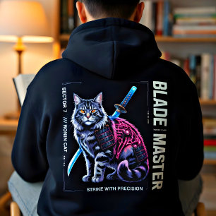 Cyberpunk Ronin Katt - Coolt Gåva till Kattälskare T Shirt