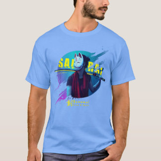 Cyberpunk Samurai Girl Japanska Samurai Bushido Sp T Shirt