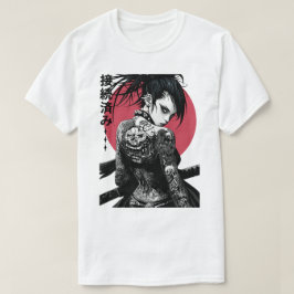 Cyberpunk Samurai Vaporwave  T Shirt
