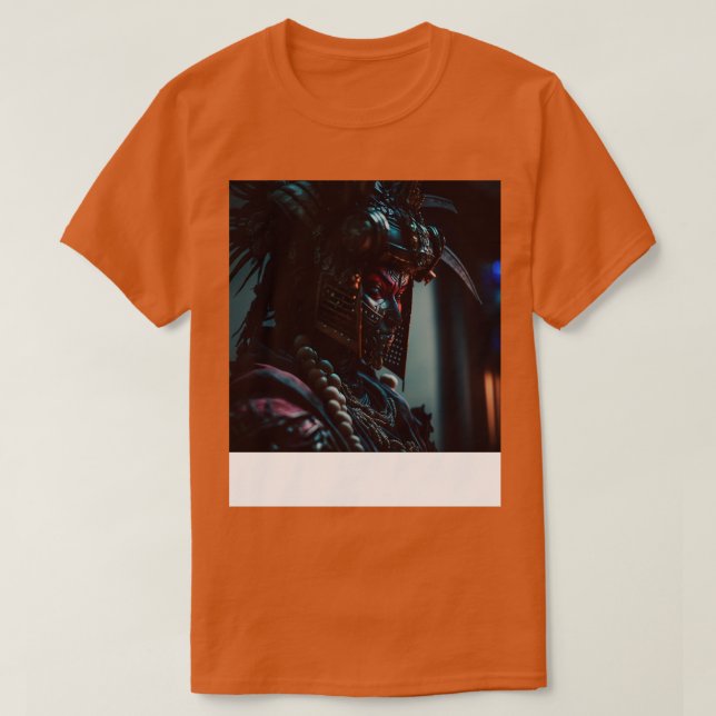 Cyberpunk Samurai Warrior A I Generated Art Artifi T Shirt (Design framsida)