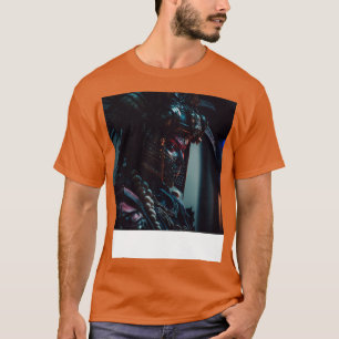 Cyberpunk Samurai Warrior A I Generated Art Artifi T Shirt