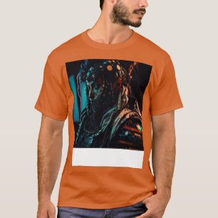 Cyberpunk Samurai Warrior A I Generated Art Artifi T Shirt