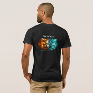 Cyberpunk Skalle T-Shirt – Gammal vs Framtida Tekn