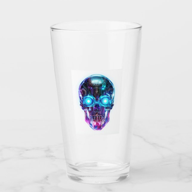 Cyberpunk Skallekung Glaskopp (Framsida)