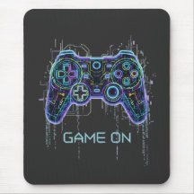 Cyberpunk-spelkontroll - Neon Game On Tech