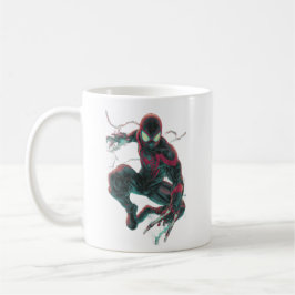 Cyberpunk Spindelmugg Neon Geometrisk Koddare Kaff Kaffemugg