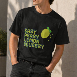 Cyberpunk-stil gul citron t-shirt - Neon 3D-typ