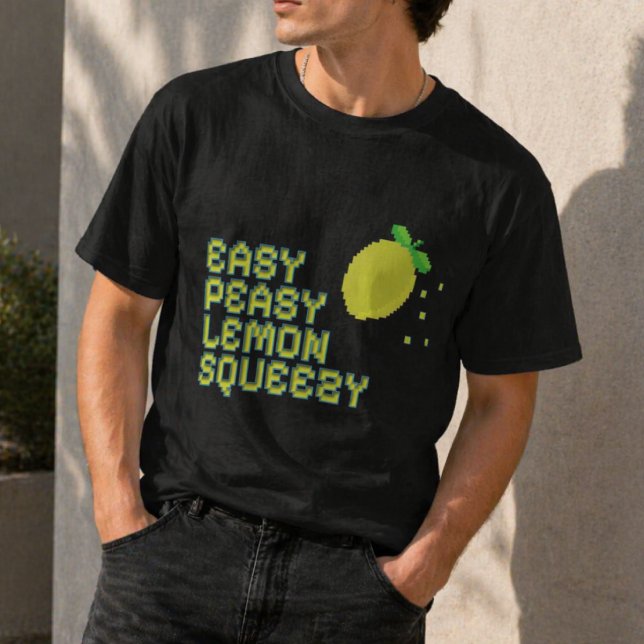 Cyberpunk-stil gul citron t-shirt - Neon 3D-typ (Skapare uppladdad)