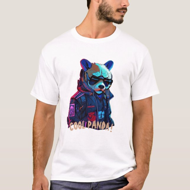 Cyberpunk stil T-shirt (Framsida)
