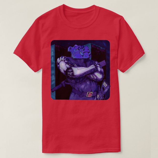 Cyberpunk Swine T Shirt (Design framsida)